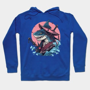 samurai shark Hoodie